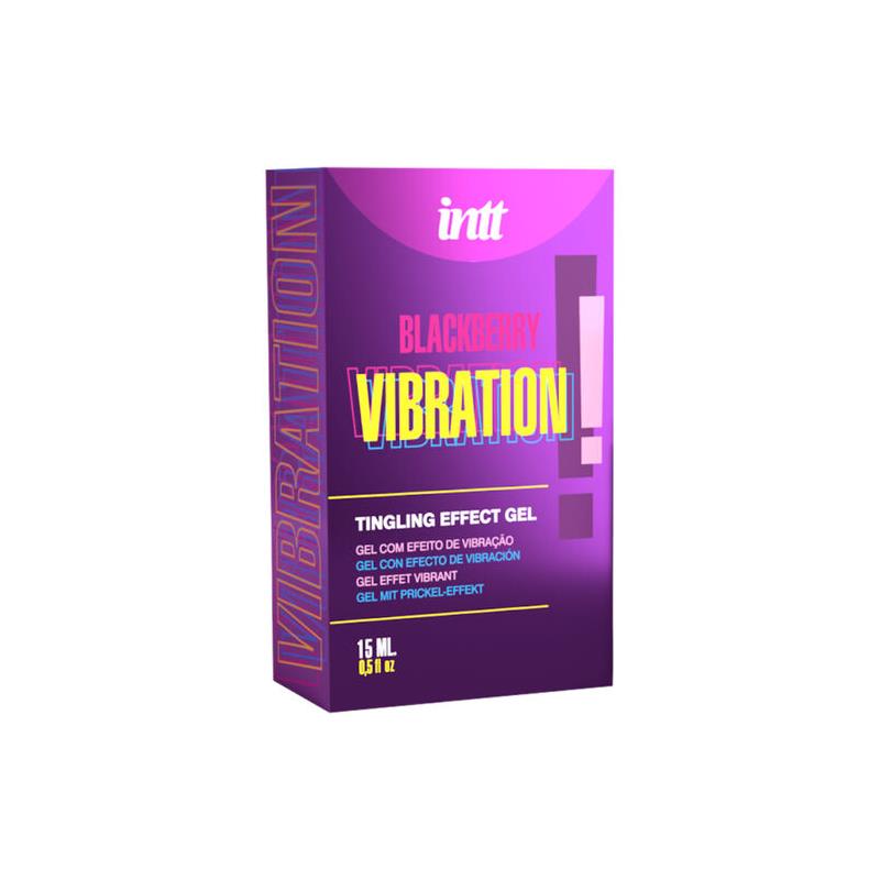 Gel Vibrador Liquido Sabor Mora 15 ml