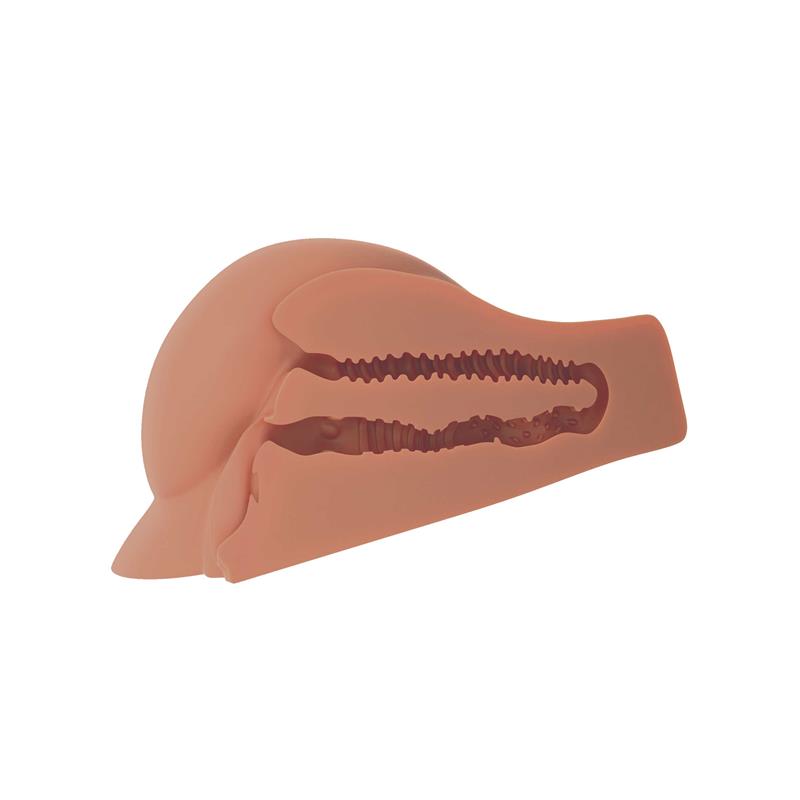 Masturbador Perfect Ass Doble Orificio Caramel Skin