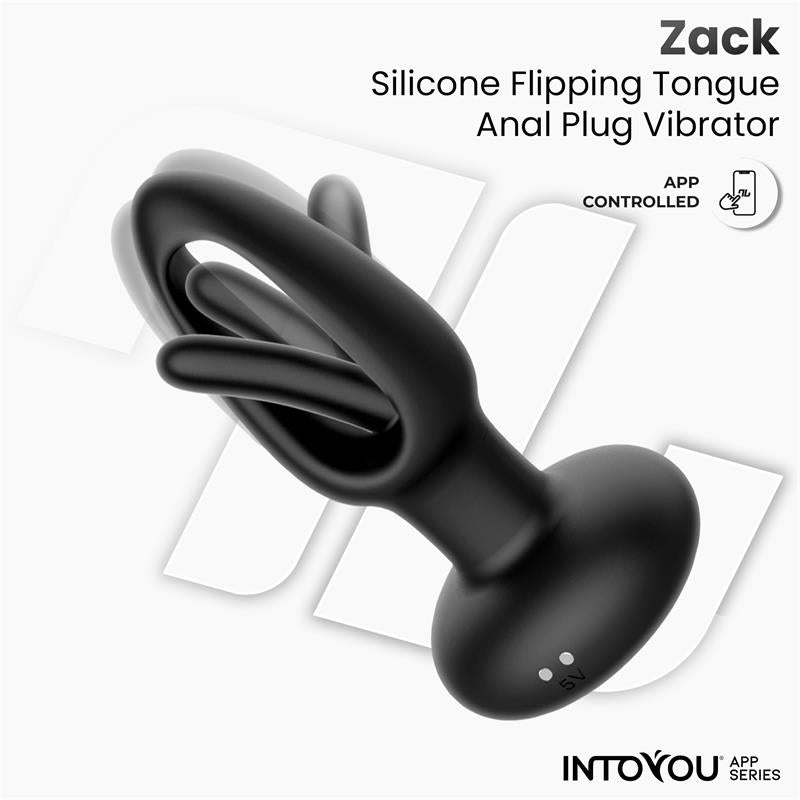Zack Plug Anal con Flipping Tongue y Vibracion con App