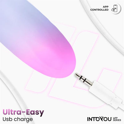 Huevo Silicona Doble Capa con APP Rosa Azul