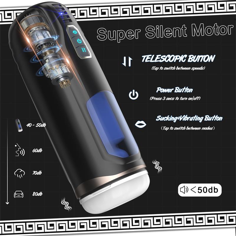 Cosima Masturbador con Vibracion Thrusting y Efecto Succion