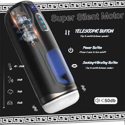 Cosima Masturbador con Vibracion Thrusting y Efecto Succion