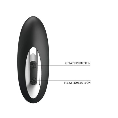 Masajeador Prostatico con Vibracion y Bolas Rotadoras