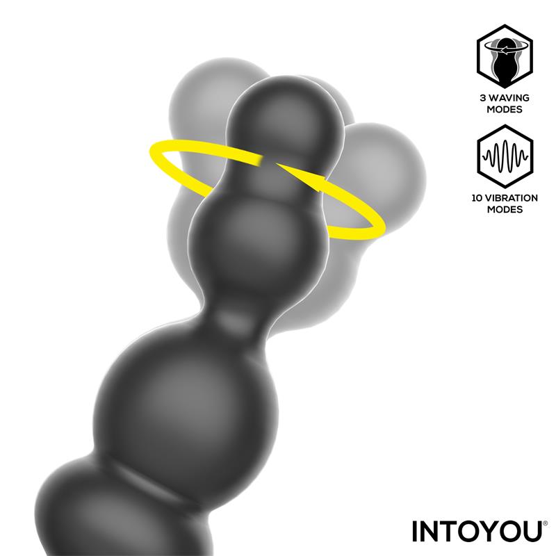 Klark Plug Anal Oscilante con Vibracion y Control Remoto