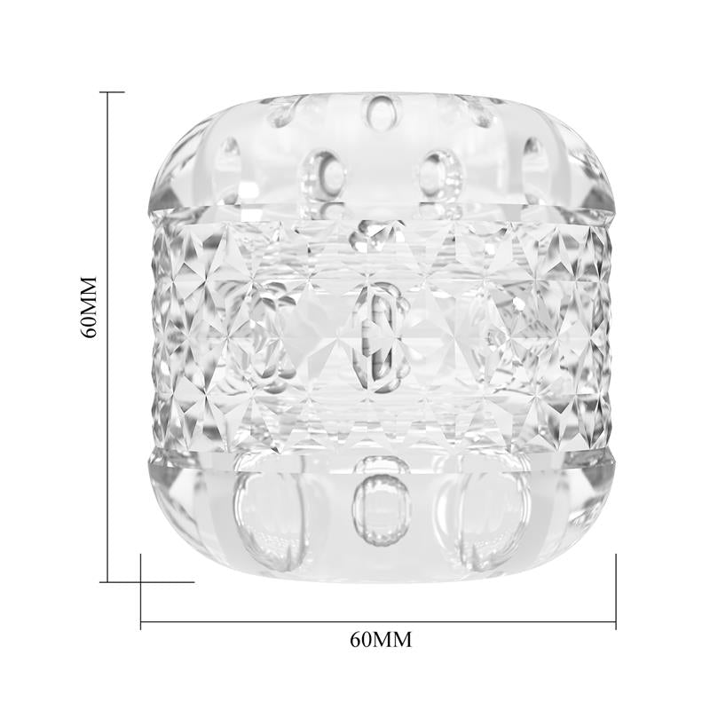 Crystle 3d Masturbador Doble Entrada