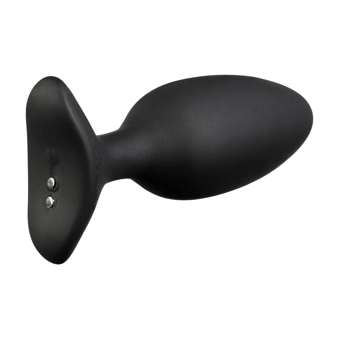 Hush 2 - Plug vibrador controlado por app - 3,8 cm - Negro