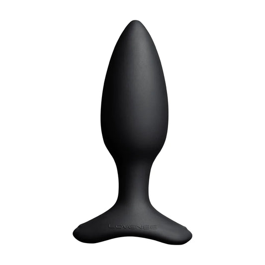 Hush 2 - Plug vibrador controlado por app - 3,8 cm - Negro