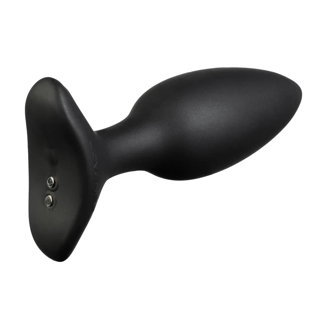 Hush 2 - Plug vibrador controlado por app - 4,4 cm - Negro