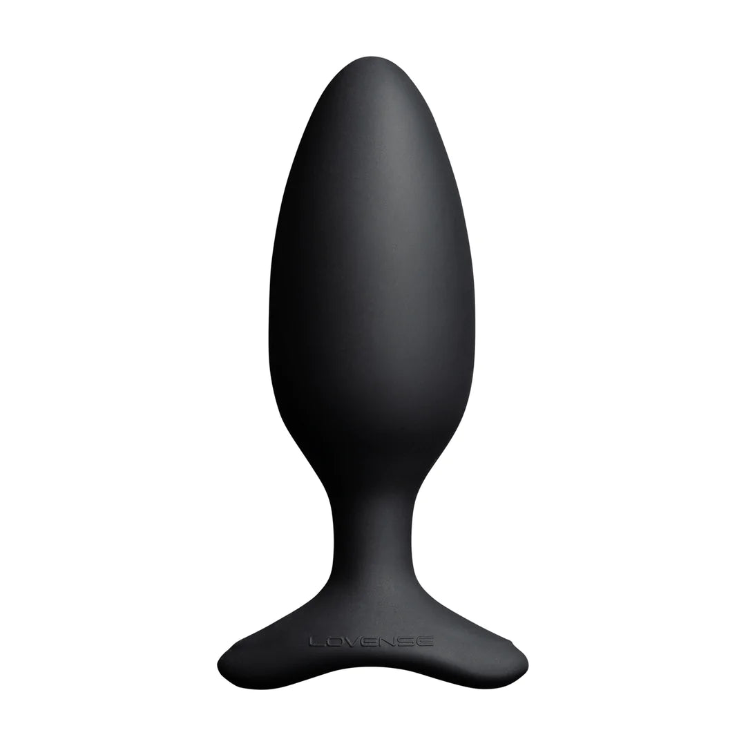 Hush 2 - Plug vibrador controlado por app - 4,4 cm - Negro