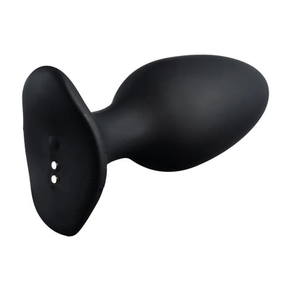 Hush 2 - Plug vibrador controlado por app - 5,7 cm - Negro